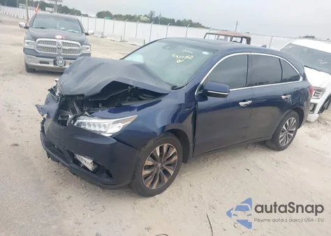 2016 Acura Mdx Technology Acurawatch Plus Packages/Technology Package z USA, uszkodzony, nr VIN 5FRYD4H45GB049744